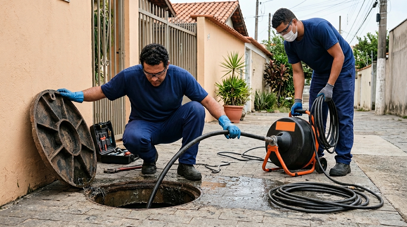 Desentupimento de esgoto perto de mim em Campo Grande-MS